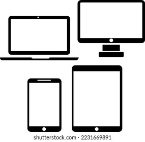 Entspannte Ikone in modernem Flachdesign einzeln auf weißem Hintergrund. Geräte-Vektorgrafik für Webseiten oder mobile app.eps