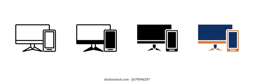Responsive icon sheet multiple style collection
