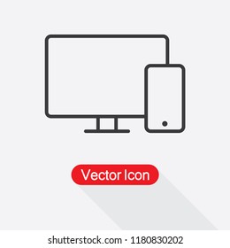 Responsive Icon Vector Illustration Eps10