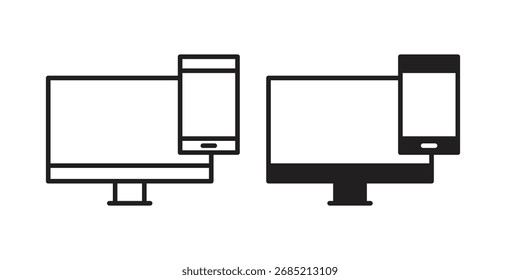 Símbolo de signo de Vector de icono sensible
