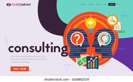 Responsive landing page and one page website design template mockups collection for startups and applications