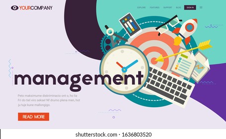 Responsive landing page and one page website design template mockups collection for startups and applications
