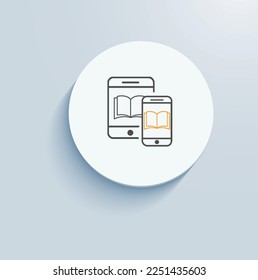 Responsive landing pages icon vector design