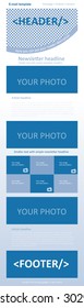 responsive newsletter template for business or non-profit organization