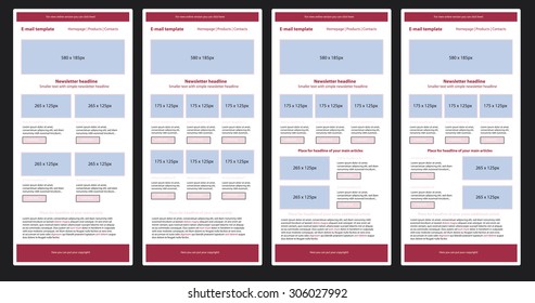 responsive newsletter template for business or non-profit organization