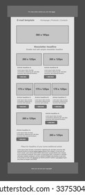 responsive newsletter template for business or non-profit organization