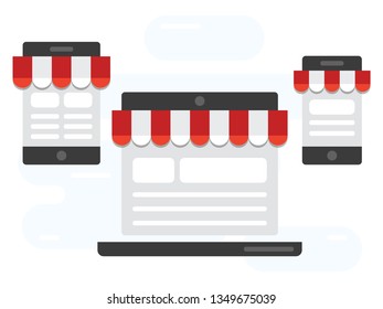 Responsive online shop