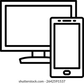 Responsive vector icon. Can be used for printing, mobile and web applications.