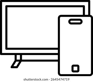 Responsive vector icon. Can be used for printing, mobile and web applications.