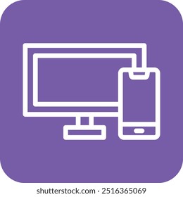 Responsive Vector Icon Design Illustration