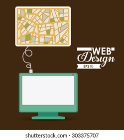 Responsive Web Design digital design, vector illustration eps 10 