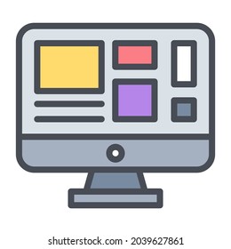 responsive web design flat line design, SEO and web flat design for mobile concepts and web apps. Collection of modern infographic logo and pictogram.