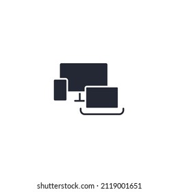 Responsive web design icons  symbol vector elements for infographic web

