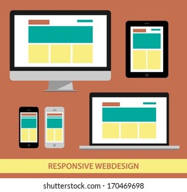 responsive web design illustrarion 