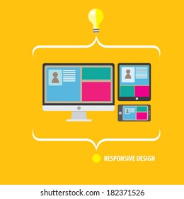 responsive web design illustration