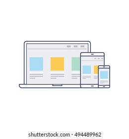 Responsive Web Design Illustration