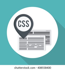 responsive web design over white background, vector illustration