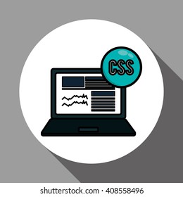 responsive web design over white background, vector illustration