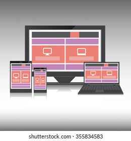 Responsive web design template