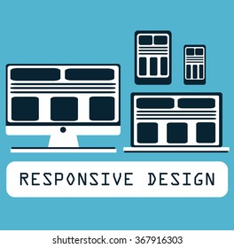 Responsive Web Design Vector Illustration