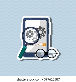 Responsive web design, Vector illustration