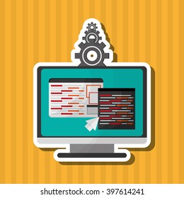 Responsive web design, Vector illustration