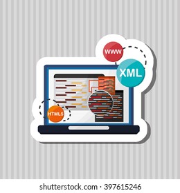 Responsive web design, Vector illustration