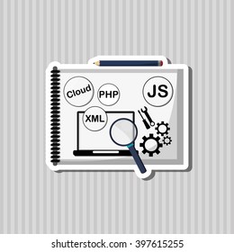 Responsive web design, Vector illustration