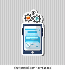 Responsive web design, Vector illustration