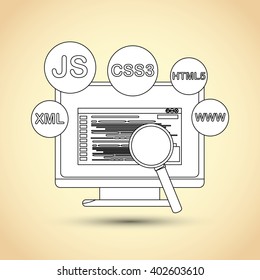 Responsive web design, vector illustration