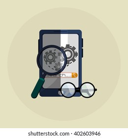 Responsive web design, vector illustration