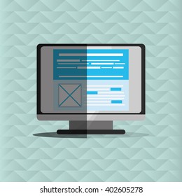 Responsive web design, vector illustration