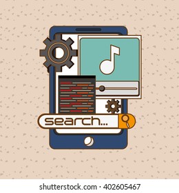 Responsive web design, vector illustration