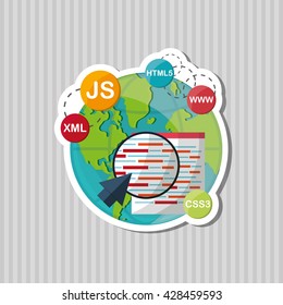 Responsive web design, Vector illustration
