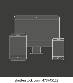 responsive web icon