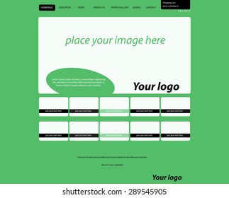 responsive web layout template for fashion