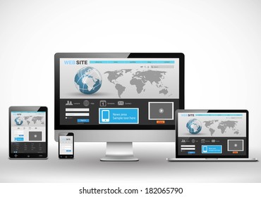 responsive web template