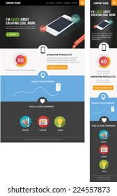 Responsive web template