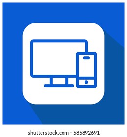 Responsive web vector icon