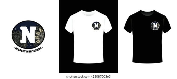 RESPRCT MEN TRENDS TSHIRT DESIGN FOR DIGITAL PRINTING, SCREEN PRINTING , SILK SCREEN DESIGN