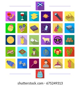 rest, accessories, business and other web icon in flat style., travel, animals, treat, icons in set collection.
