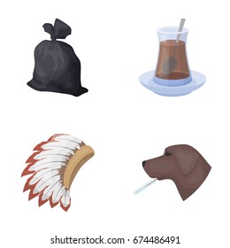 rest, ecology, animals and other web icon in cartoon style. thermometer, illness, hamlet icons in set collection.