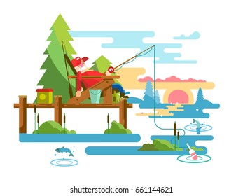 Rest fishing design