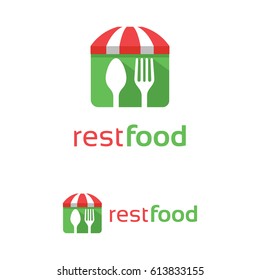 Rest Food Logo Template Design