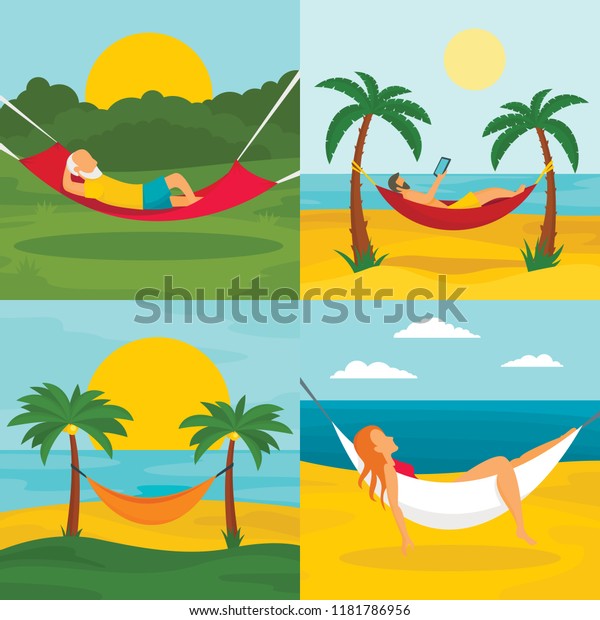 Suchen Sie Nach Ruhige Hangematte Banner Set Flache Illustration Stockbildern In Hd Und Millionen Weiteren Lizenzfreien Stockfotos Illustrationen Und Vektorgrafiken In Der Shutterstock Kollektion Jeden Tag Werden Tausende Neue Hochwertige Bilder