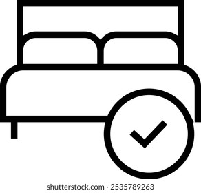 rest icon. Thin linear style design isolated on white background