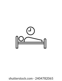 rest icon, vector best line icon.