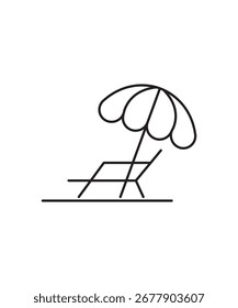 Icono de descanso, Vector mejor icono de línea.