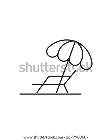 rest icon, vector best line icon.
