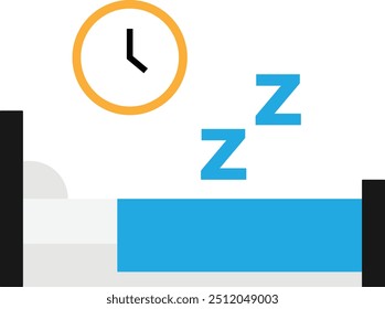 Relax Ruhemodus Icon Vektor Flache Illustration